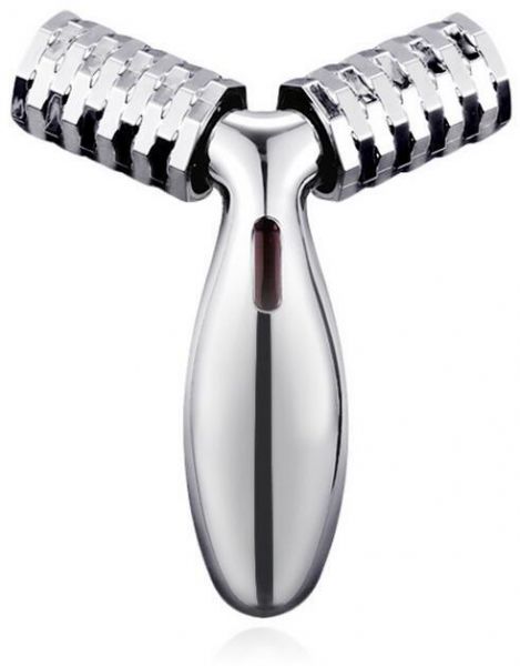 3D Face and Body Lifting Massager Tool, Gently Face and Neck Massager, Silver XC-208