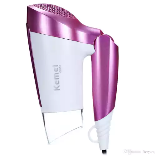 Kemei Hair Dryer, 1600 watts, White, KM-6833