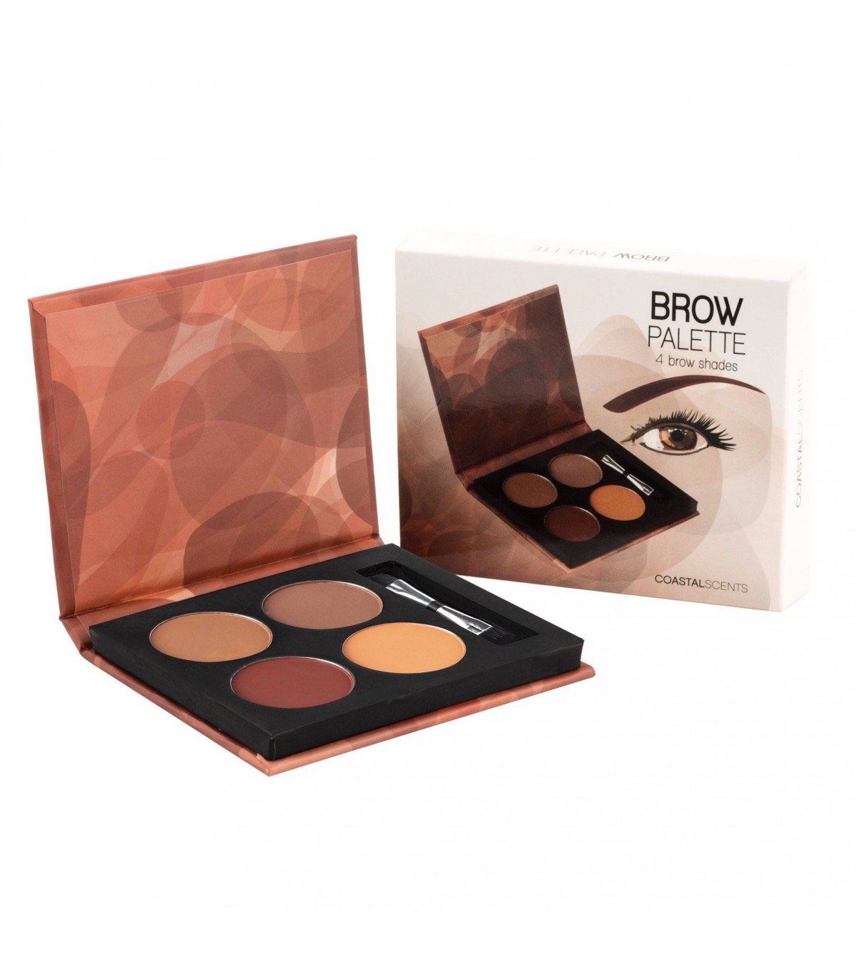 Coastal SCENTS BROW PALETTE 4 SHADES 046