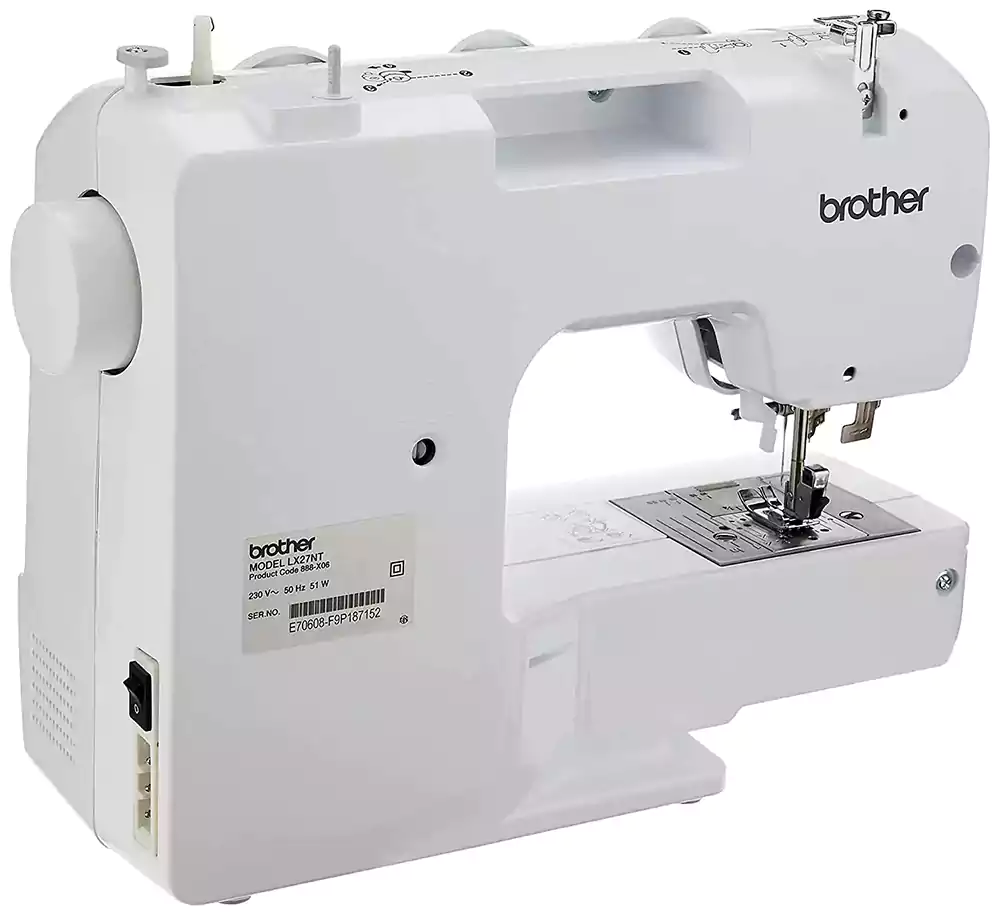 Brother Sewing Machine, White x Gray x Pink, LX27NT