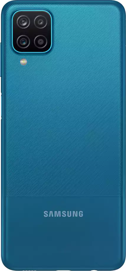 موبايل سامسونج جلاكسي A12، ثنائي الشريحة، ذاكرة داخلية 128 جيجابايت، رامات 4 جيجابايت، شبكة الجيل الرابع إل تي إي، أزرق