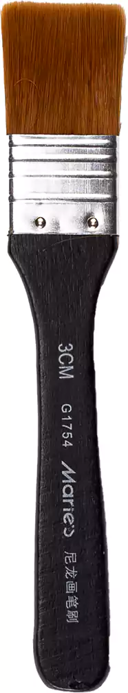 فرشة تلوين عريضة ماريس ، مقاس 3 سم، أسود