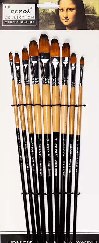 طقم 9 فرشة لسان قطة موديل 0062