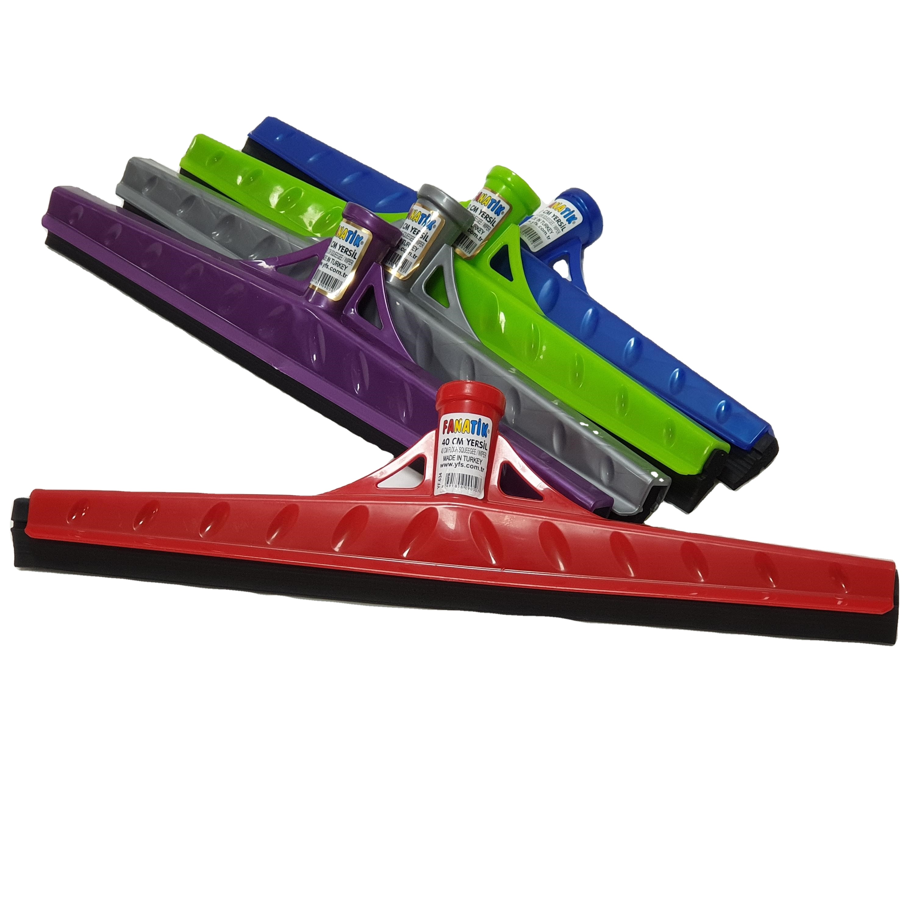 ممسحة أرضيات مطاطية مائية لإزالة مياه الحمام تركي 40 سم - ألوان متعددة