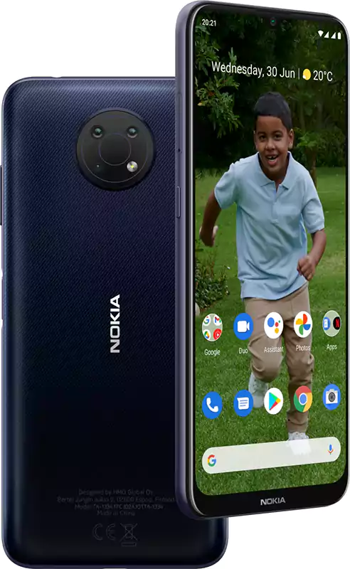 Nokia G10 Dual SIM Mobile, 64GB Internal Memory, 4GB RAM, 4G LTE Network, Blue