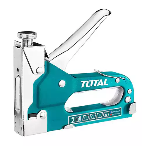 Total Tools Manual Wood Stapler, Nail and Staple, 3 in 1, THT31143