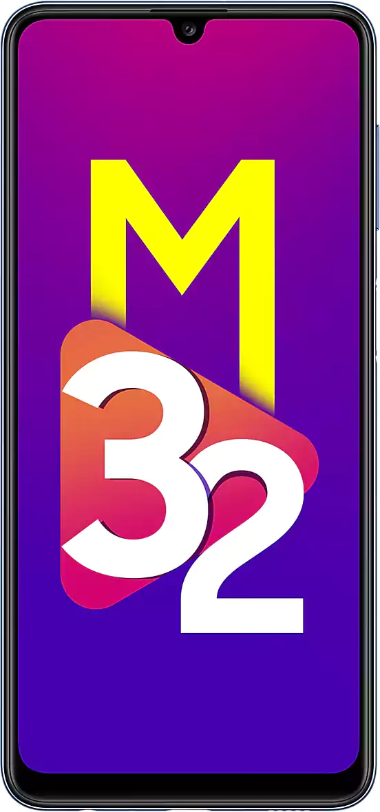 موبايل سامسونج جلاكسي M32، ثنائي الشريحة، ذاكرة داخلية 128 جيجابايت، رامات 6 جيجابايت، شبكة الجيل الرابع إل تي إي، أزرق فاتح