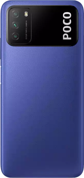 موبايل شاومي بوكو M3، ثنائي الشريحة، ذاكرة داخلية 128 جيجابايت، رامات 4 جيجابايت، شبكة الجيل الرابع إل تي إي، أزرق