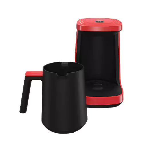 ماكينة تحضير القهوة التركي بيكو، 500 وات، أحمر × أسود، TKM 2940 K