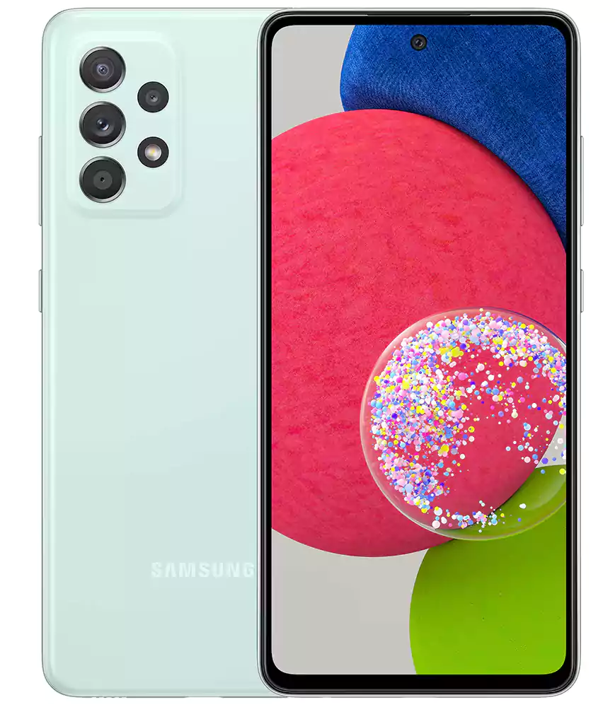 Samsung Galaxy A52S Dual SIM Mobile, 128GB Internal Memory, 8GB RAM, 5G Network, Green