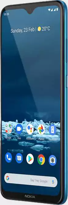 موبايل نوكيا 5.3، ثنائي الشريحة، ذاكرة داخلية 64 جيجابايت، رامات 4 جيجابايت، شبكة الجيل الرابع إل تي إي، أزرق