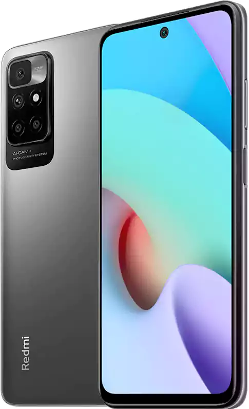 موبايل شاومي ريدمي 10، ثنائي الشريحة، ذاكرة داخلية 64 جيجابايت، رامات 4 جيجابايت، شبكة الجيل الرابع إل تي إي، رمادي كربوني