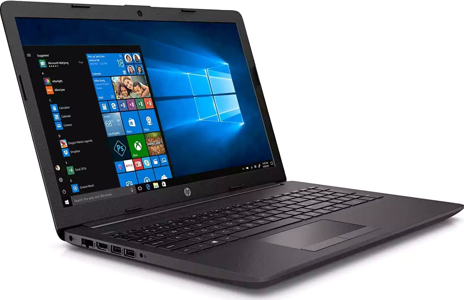 HP 250 G7 Laptop, Intel® Core™ i5-10210U, 10th Gen, 8GB RAM, 1TB HDD, NVIDIA® GeForce MX110 2GB DDR5, 15.6 Inch HD, Windows 10, Black