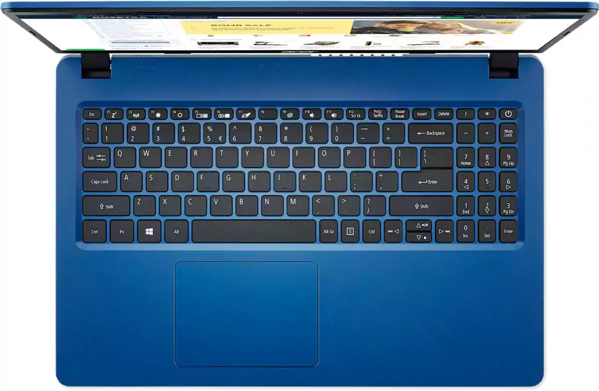 لاب توب أيسر اسباير 3 A315-56-3366، معالج من الجيل العاشرIntel® Core™ i3، رامات 4 جيجابايت، 1 تيرابايت HDD هارد، Intel UHD Graphics، شاشة 15.6 بوصة HD، ويندوز 10، أزرق