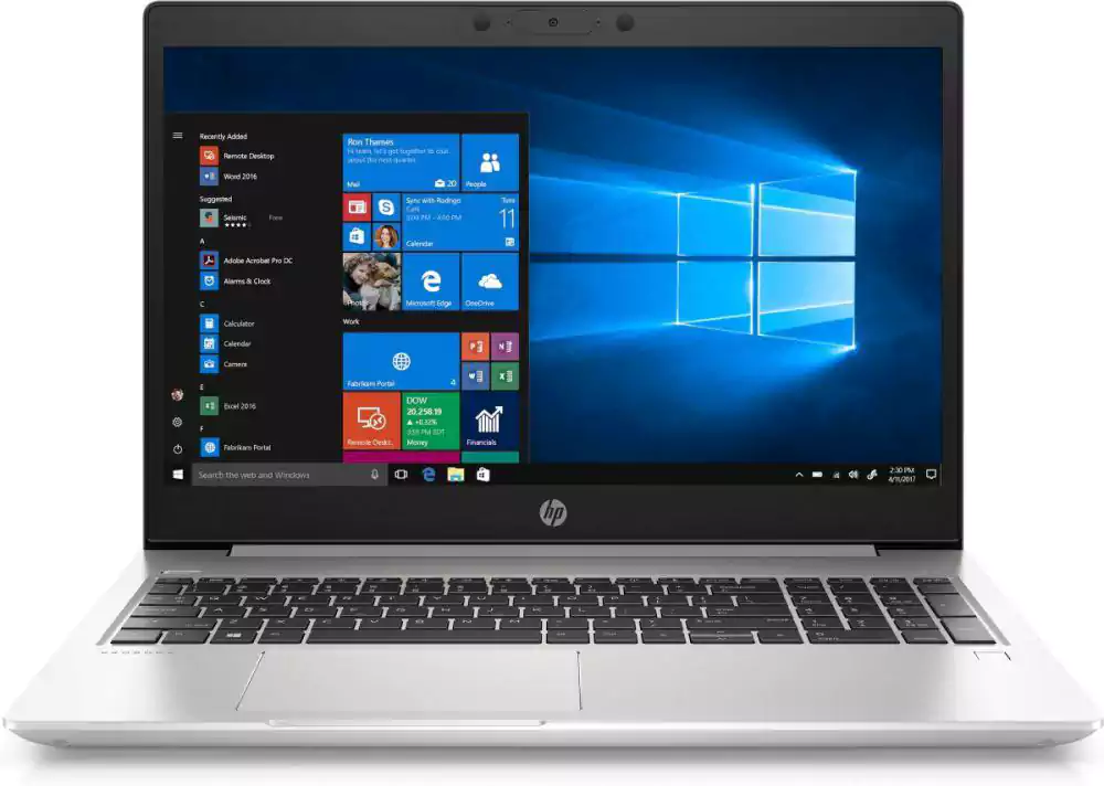 HP Laptop ProBook 450 G7, 10th Gen, Intel Core i5, 8GB RAM, 1TB HDD, NVIDIA GeForce MX130 2GB ,15.6 Inch Display, Dos, Silver