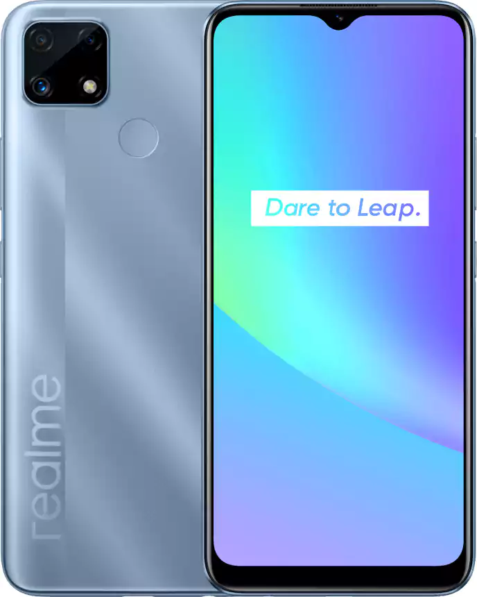 Realme C25s Dual SIM Mobile, 64GB Internal Memory, 4GB RAM, 4G Network, Water Blue