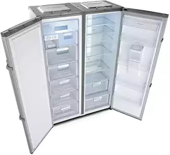 LG Refrigerator, No Frost, 708 Liter, Inverter, 2 Doors, Digital, Water Dispenser, Silver, GC-F411ELDM - GC-B414ELFM