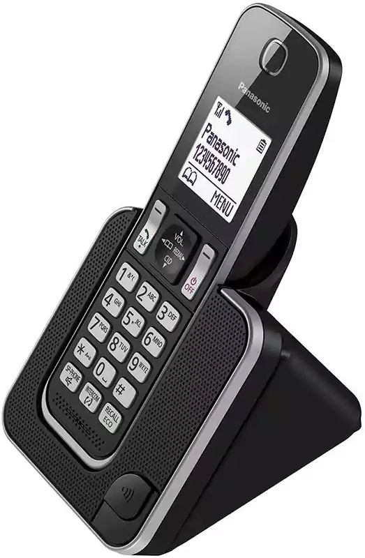 تليفون ارضي لاسلكي بناسونيك أسود KX.TGD310 - اسود