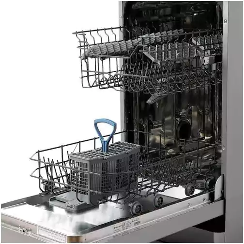 White Point Dishwasher 10 Place Settings, 45 cm, 5 Programs, Silver, WPD 105 DS