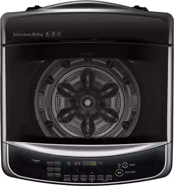 LG Top Loading Washing Machine, 22kg, Black, T2293EFHSC