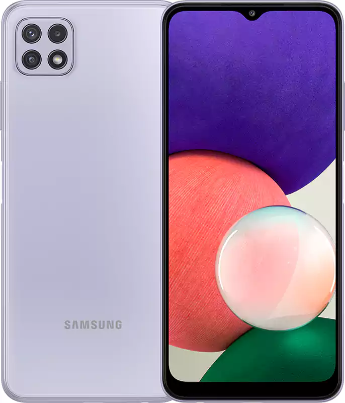 Samsung Galaxy A22 Dual SIM Mobile, 128GB Internal Memory, 4GB RAM, 4G LTE Network, Purple