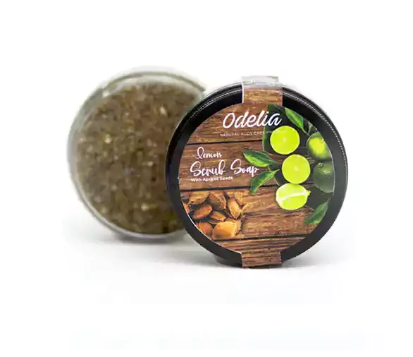 مقشر للجسم سكراب بالمشمش بالليمون من أوديليا  200 جم
