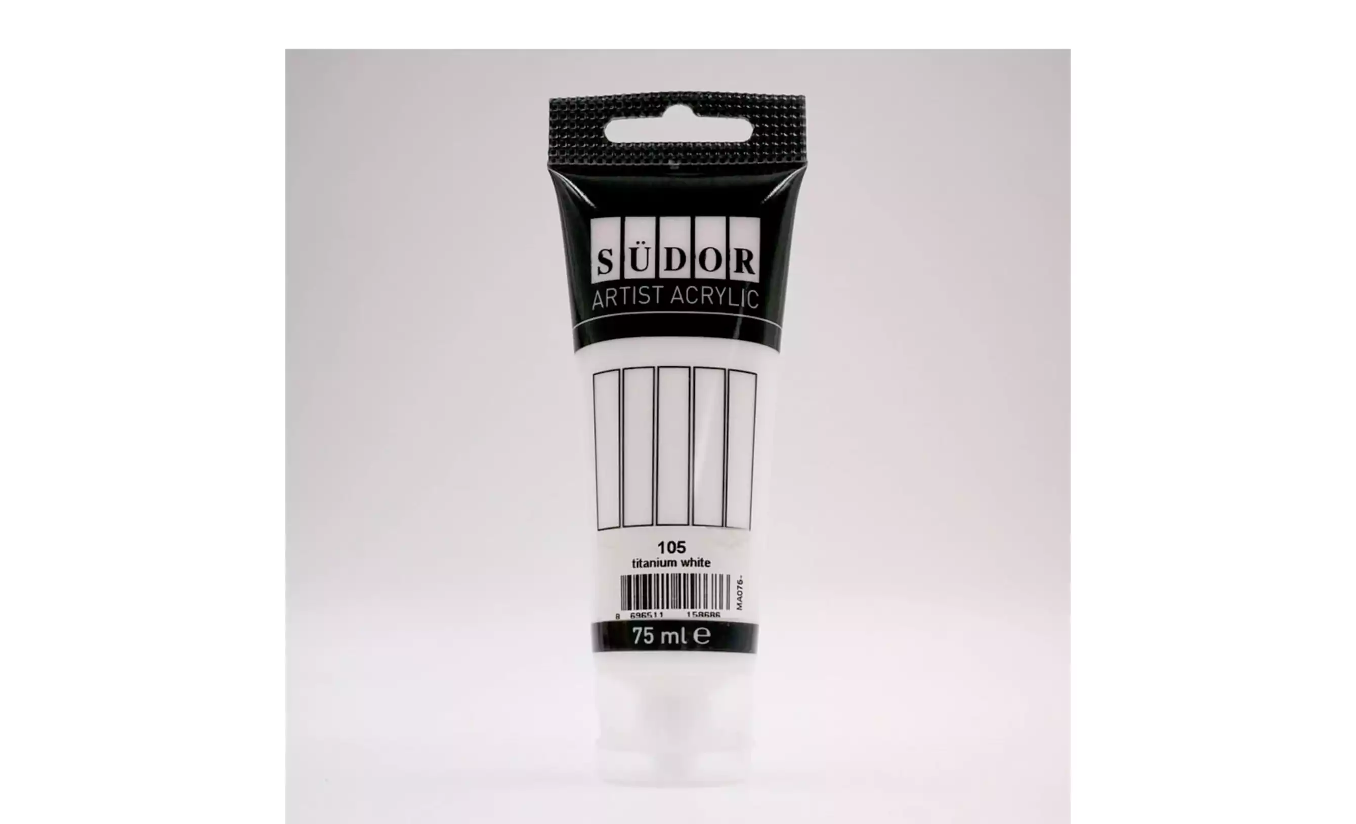 أنبوبة ألوان إكريليك تركى باللون الأبيض 75ملي  من سدور  105