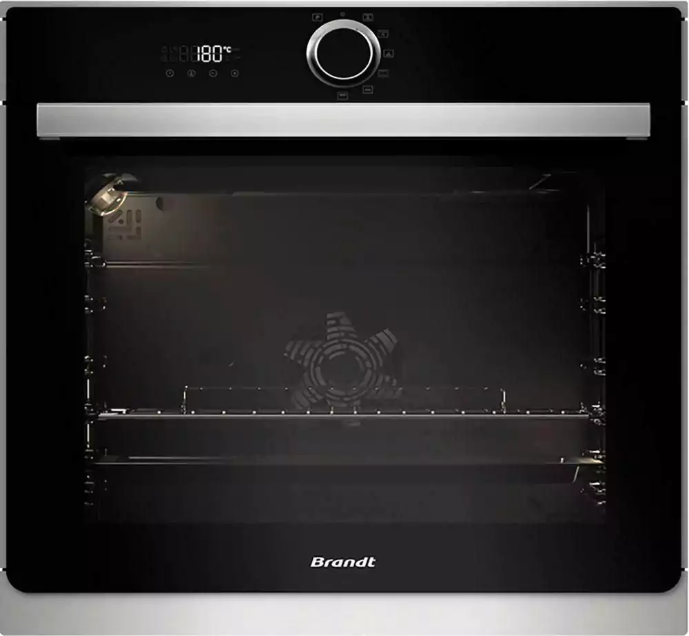 Brandt Built-in Oven, 60 cm, Electric, 73 Liters, Fan, Black, BXE6532X
