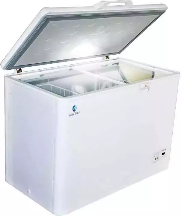 White Whale Chest Freezer, Defrost, White, WCF-3300C