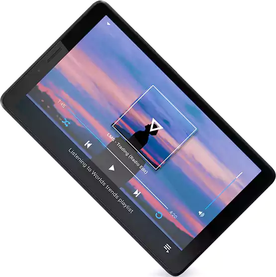 Lenovo M7 Tablet, 7 Inch Display, 16 GB Internal Memory, 1 GB RAM, 3G Network, Onyx Black