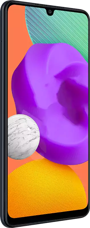 موبايل سامسونج جلاكسي M22، ثنائي الشريحة، ذاكرة داخلية 128 جيجابايت، رامات 6 جيجابايت، شبكة الجيل الرابع إل تي إي، أسود