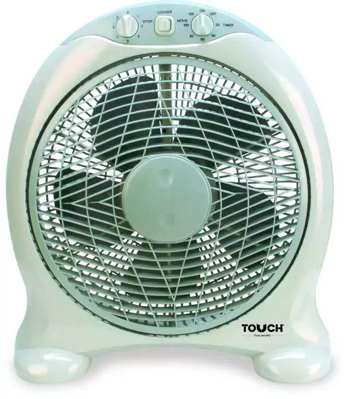 مروحة بوكس الزنوكي، 16 بوصة، تاتش، أبيض