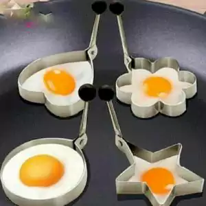 قوالب بيض أشكال مختلفة من الاستانليس