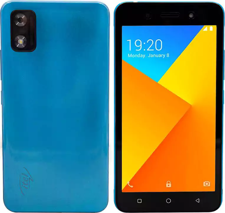 iTel A17 Dual SIM Mobile, 16GB Internal Memory, 1GB RAM, 3G Network, Light Blue