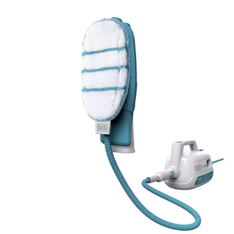 ممسحة كهربائية بالبخار بلاك أند ديكر، 1000 وات، أبيض × أزرق، FSH10SM-01
