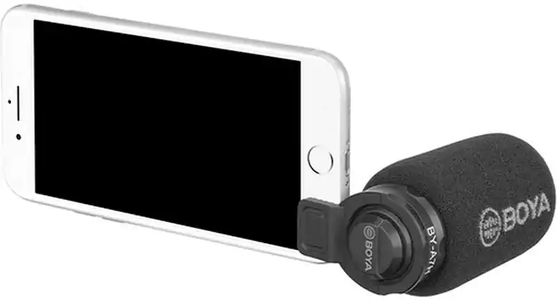 Boya Wireless Condenser Microphone, Portable, Camera Microphone, Black, BY-A7H