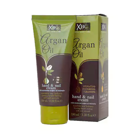 XBC Moisturizing Hand and Nail Cream with Argan Oil, 100 ml