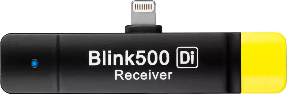 نظام ميكروفون لاسلكي سارامونيك، مكثف، متوافق مع أجهزة ابل، مشبك، أسود،  BLINK500-B3