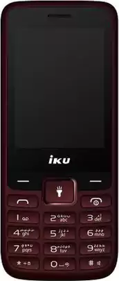 IKU F16 Dual SIM Mobile, 512MB Internal Memory, 256MB RAM, 2G GSM network, Dark Red