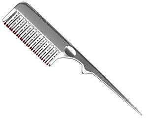 WET BRUSH STAINLESS STEEL COMB GREY