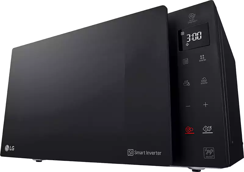 LG Solo Microwave 25 Liter Digital Inverter, 1000 Watt, Black MS2535GIS