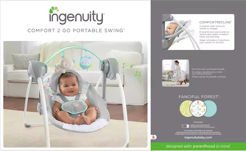 Ingenuity Comfort 2 Go Portable Swing