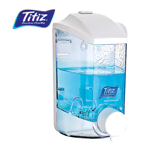 موزع صابون سائل للحمام من تيتز - شفاف