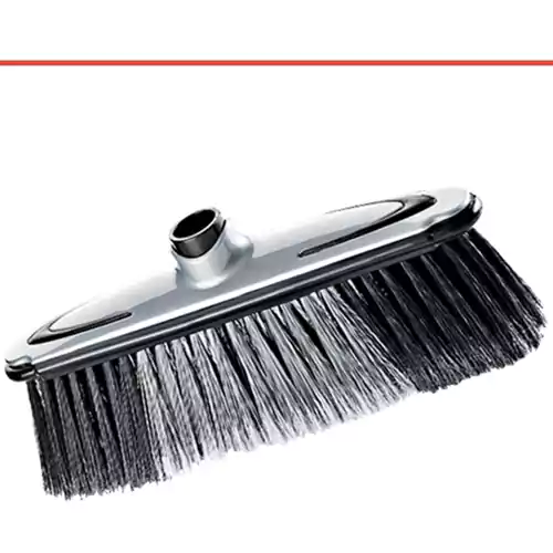 Clipakchic Long Bristle Broom Brush - Black