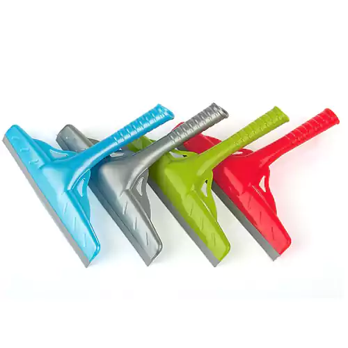 ممسحة زجاج مطاطية بيد بلاستيك من تيتيز ، ألوان متعددة