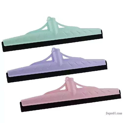 Water-based rubber floor squeegee for bathroom water removal 40 cm - multiple colors