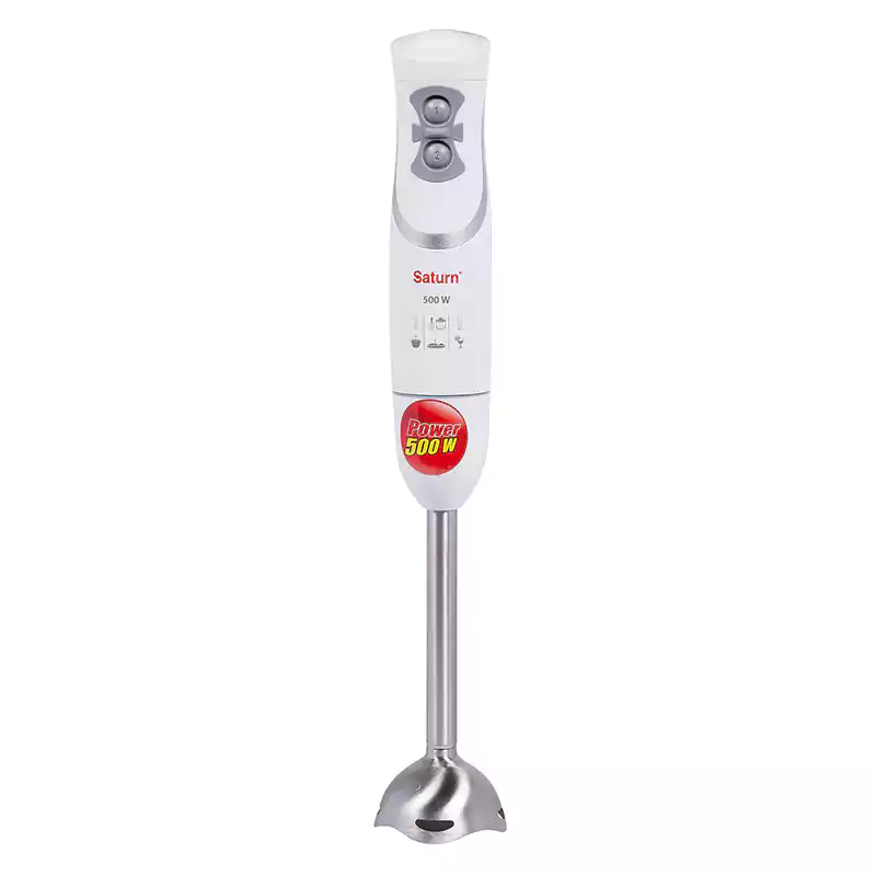 هاند بلندر ساترن، 500 وات، مزود بمضرب بيض وكبة، أبيض ST-FP9084