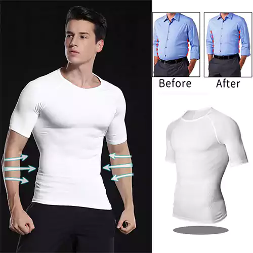 Body shaping t-shirt, Just One, for men, 901