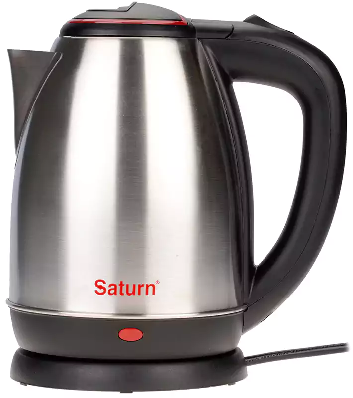 غلاية مياه كهربائية استانلس ساترن، 2 لتر، 1500 وات، فضي، St-Ek8440