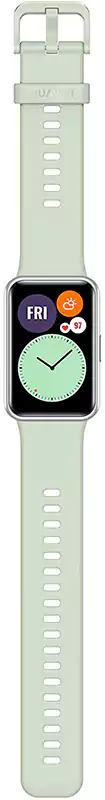 ساعة هواوي فيت الذكية، بلوتوث، شاشة تعمل باللمس 1.64 بوصة، مقاومة للماء، بطارية تدوم حتى 10 أيام، متتبع المواقع والصحة، أخضر مينت